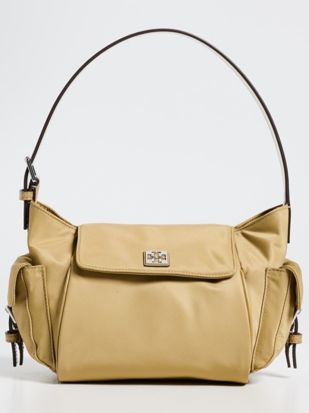 Tory Burch Virginia Pocket Nylon Shoulder Bag Wheat